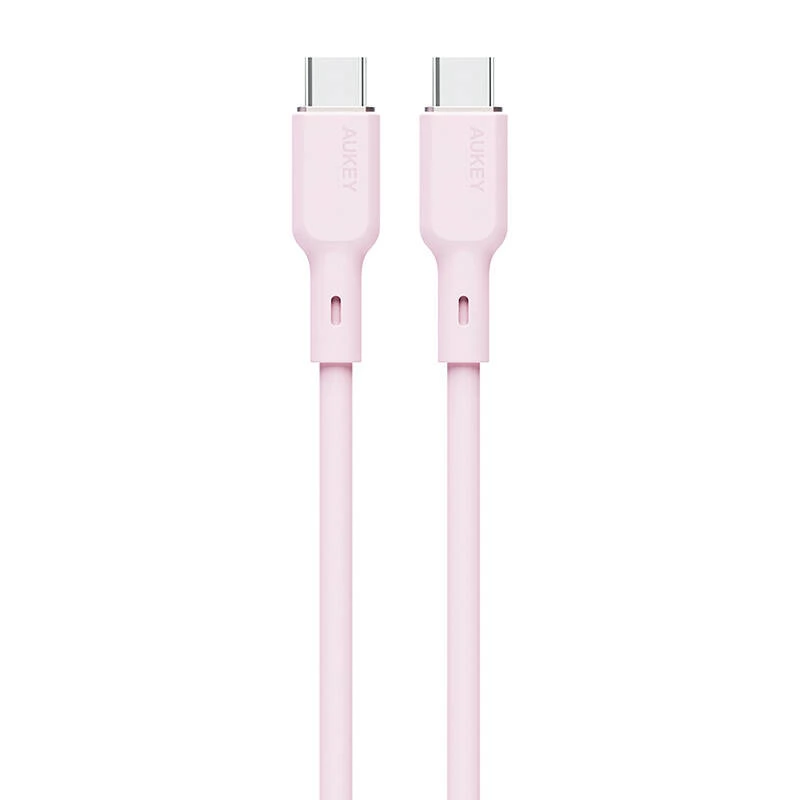 AUKEY USB 2.0 Type C Összekötő Rózsaszín 1.8m 689323787326