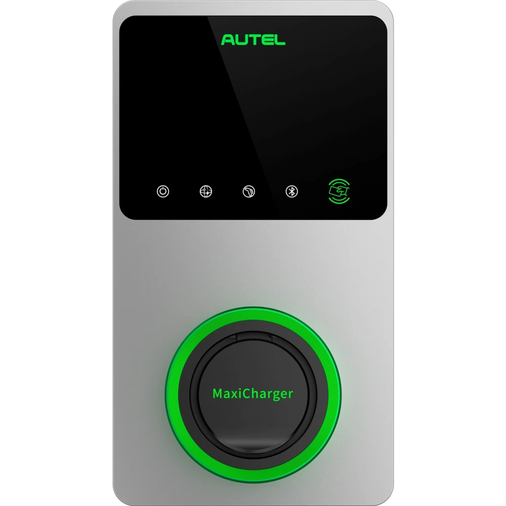 AUTELENERGY MaxiCharger EU AC W22-S-4G-LM Wallbox type 2 charging socket ezüst