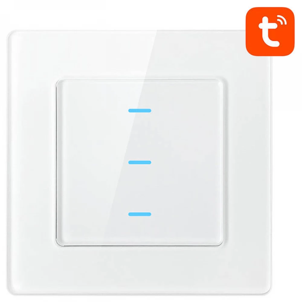 Avatto N-TS10-W3 Intelligens villanykapcsoló 3 csatornás fehér