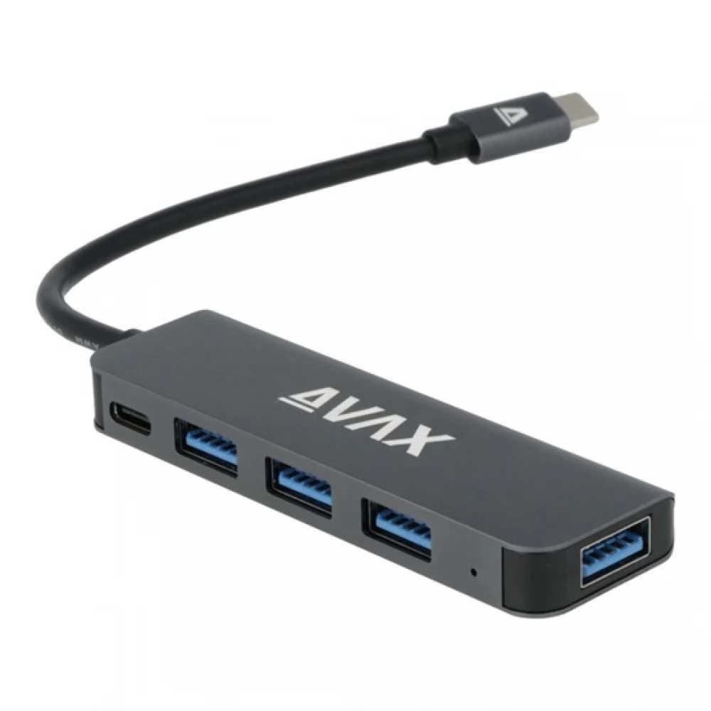 AVAX HB901 PRIME Type C - 4x3.0 USB HUB + CF töltés