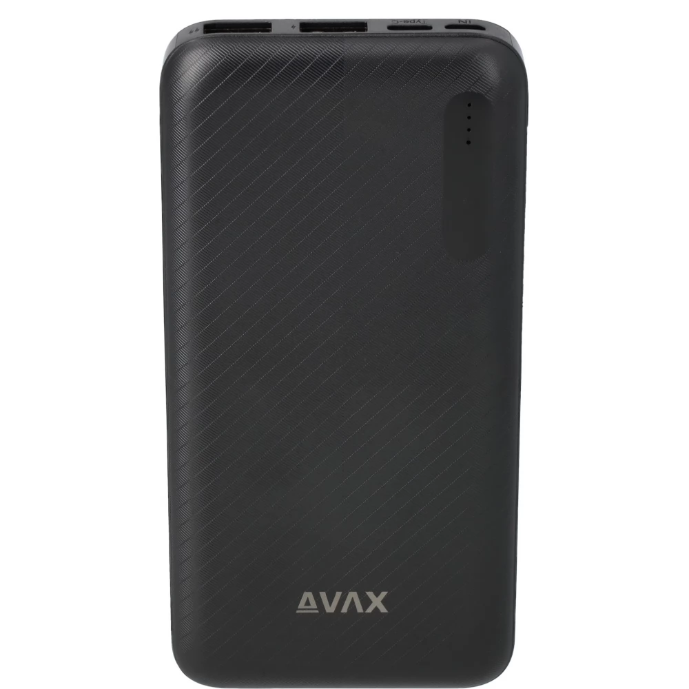 AVAX LIGHTY 10.000mAh Type C powerbank fekete