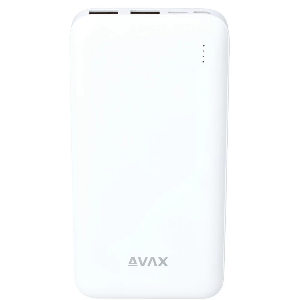 AVAX PB104W LIGHTY 10.000mAh Type C powerbank fehér