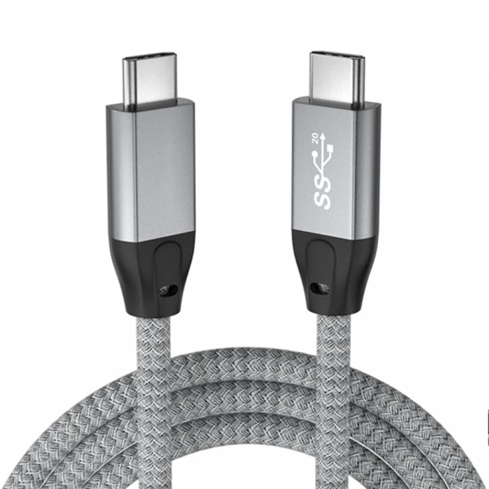 AVAX Thunderbolt 3 Összekötő Szürke 1m CB901