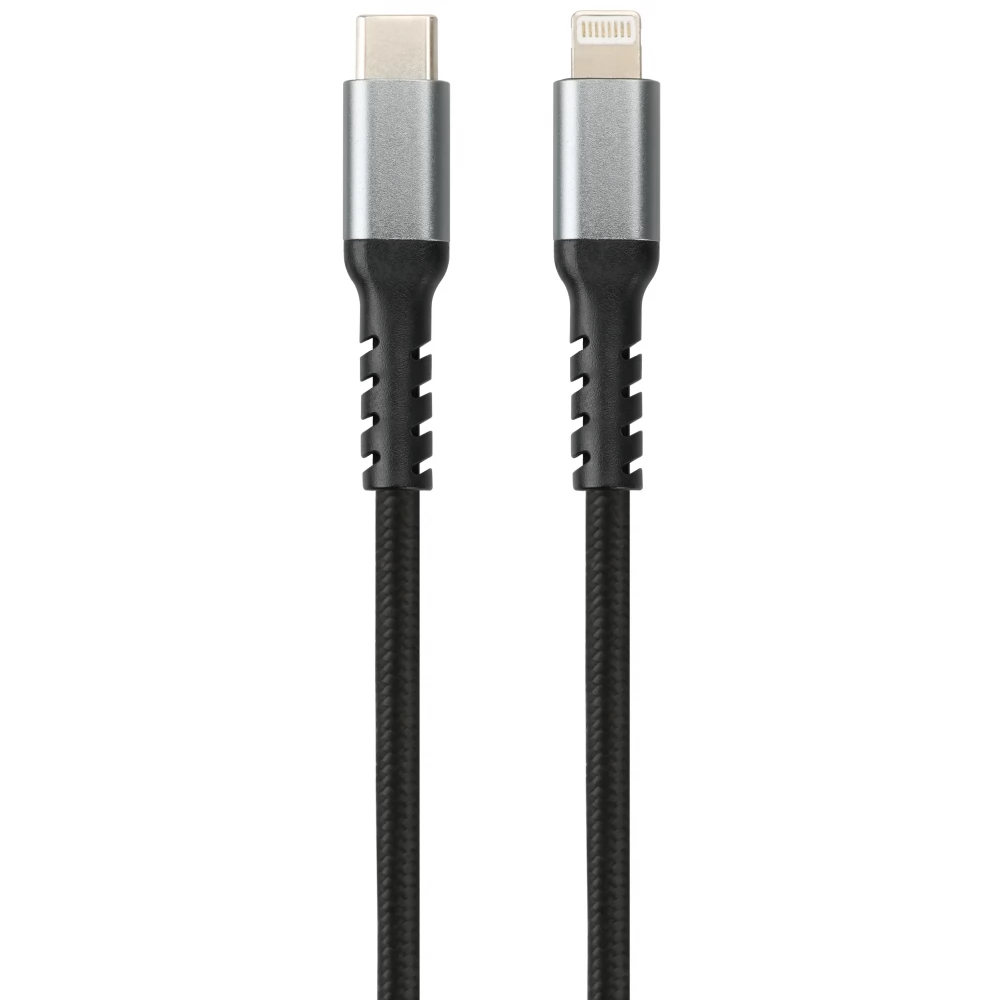 AVAX USB 2.0 Type C Lightning Töltő/adat Szürke 1.5m CB402G