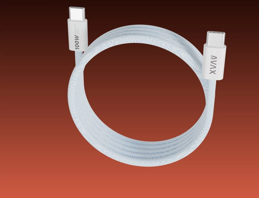 AVAX USB 2.0 Type C Összekötő Kék 1m CB610LB