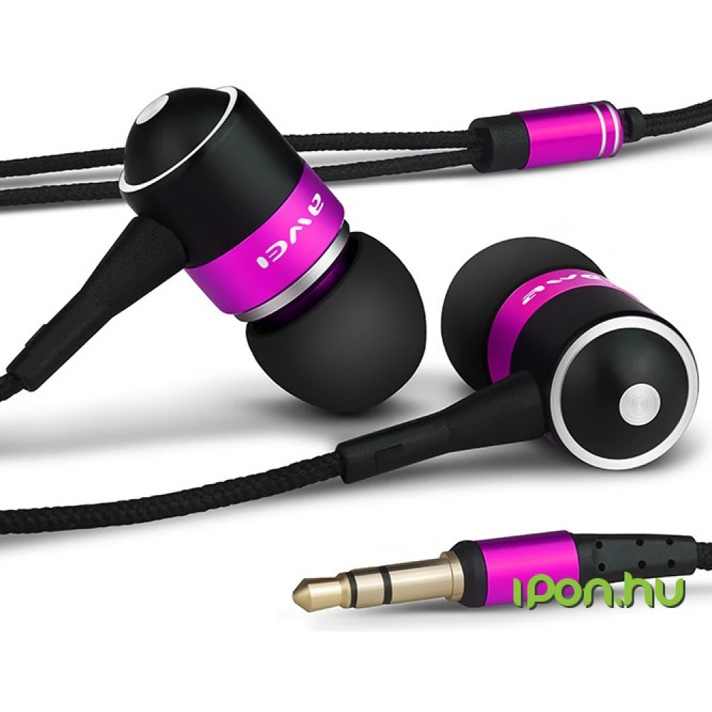 AWEI ES-Q3 In-Ear fülhallgató rózsaszín