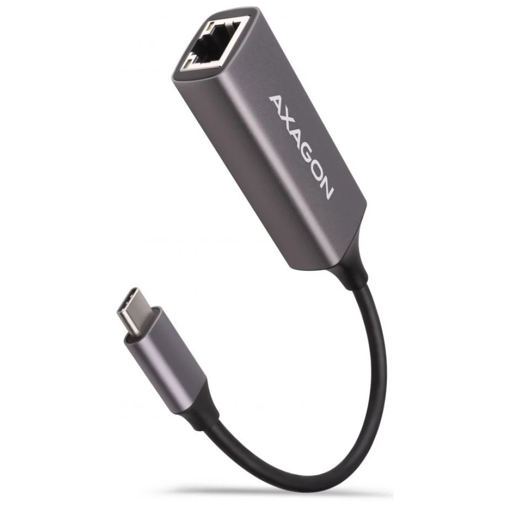 AXAGON ADE-TRC USB 3.1 Type C UTP Átalakító 10cm 1Gbps szürke