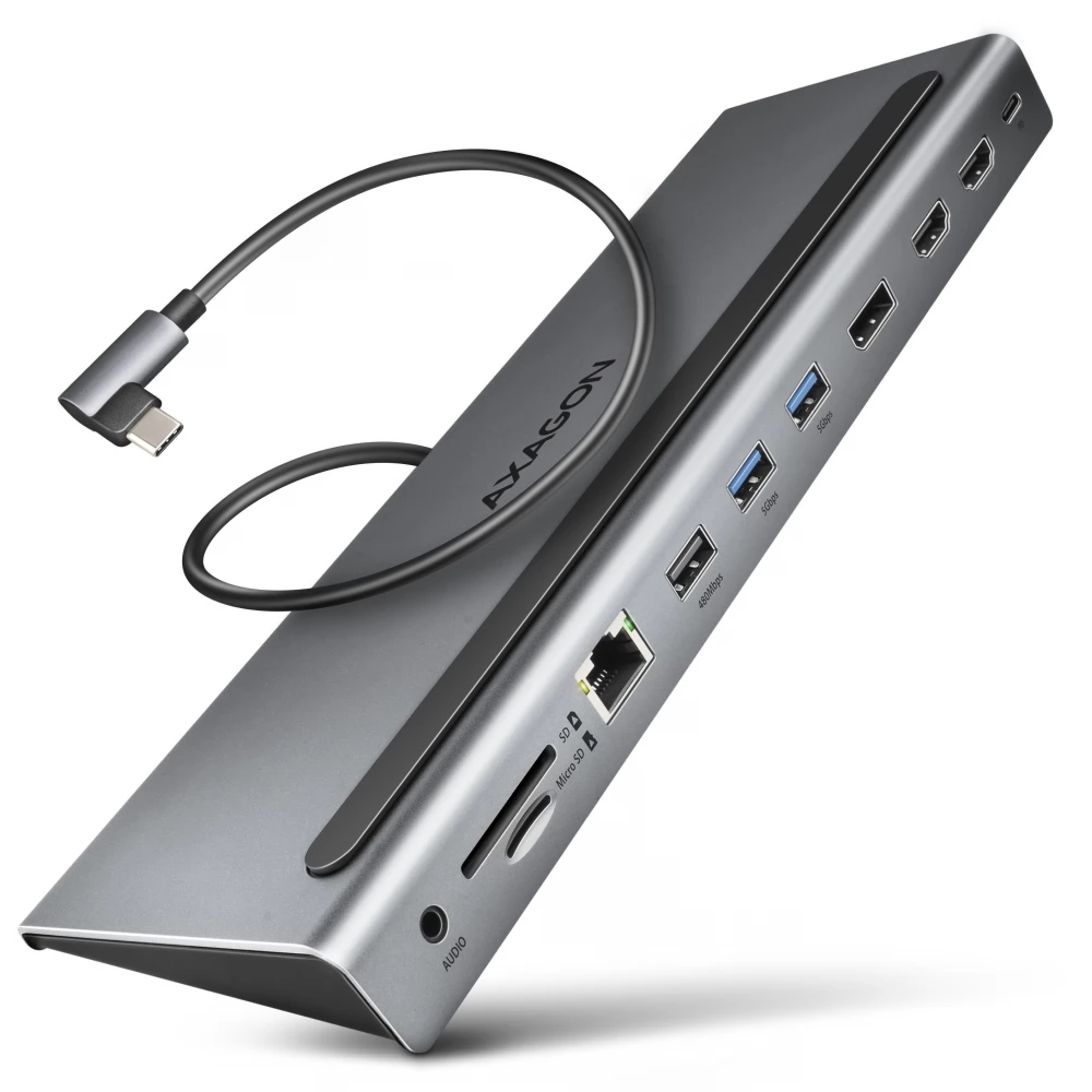 AXAGON HMC-4KX3 Triple 4K display superspeed USB-C Hub