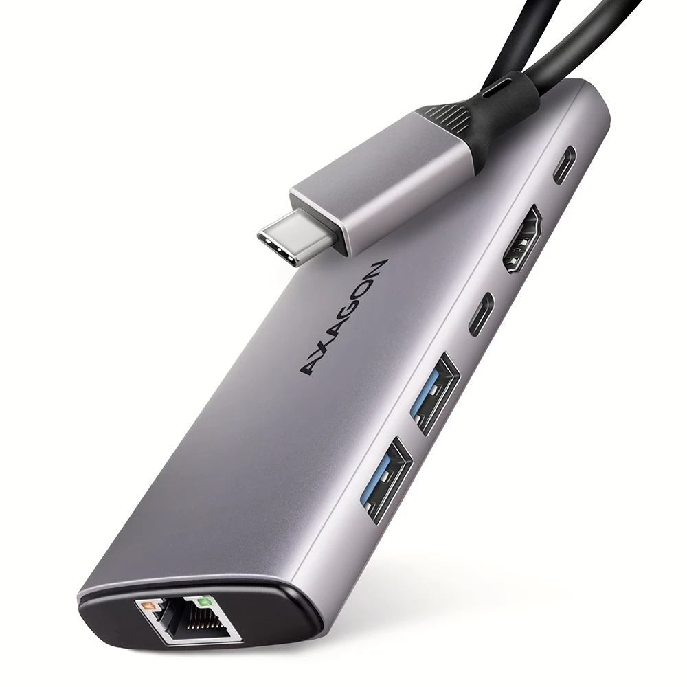 AXAGON HMC-6G2L USB-C 10Gbps 6in1 hub