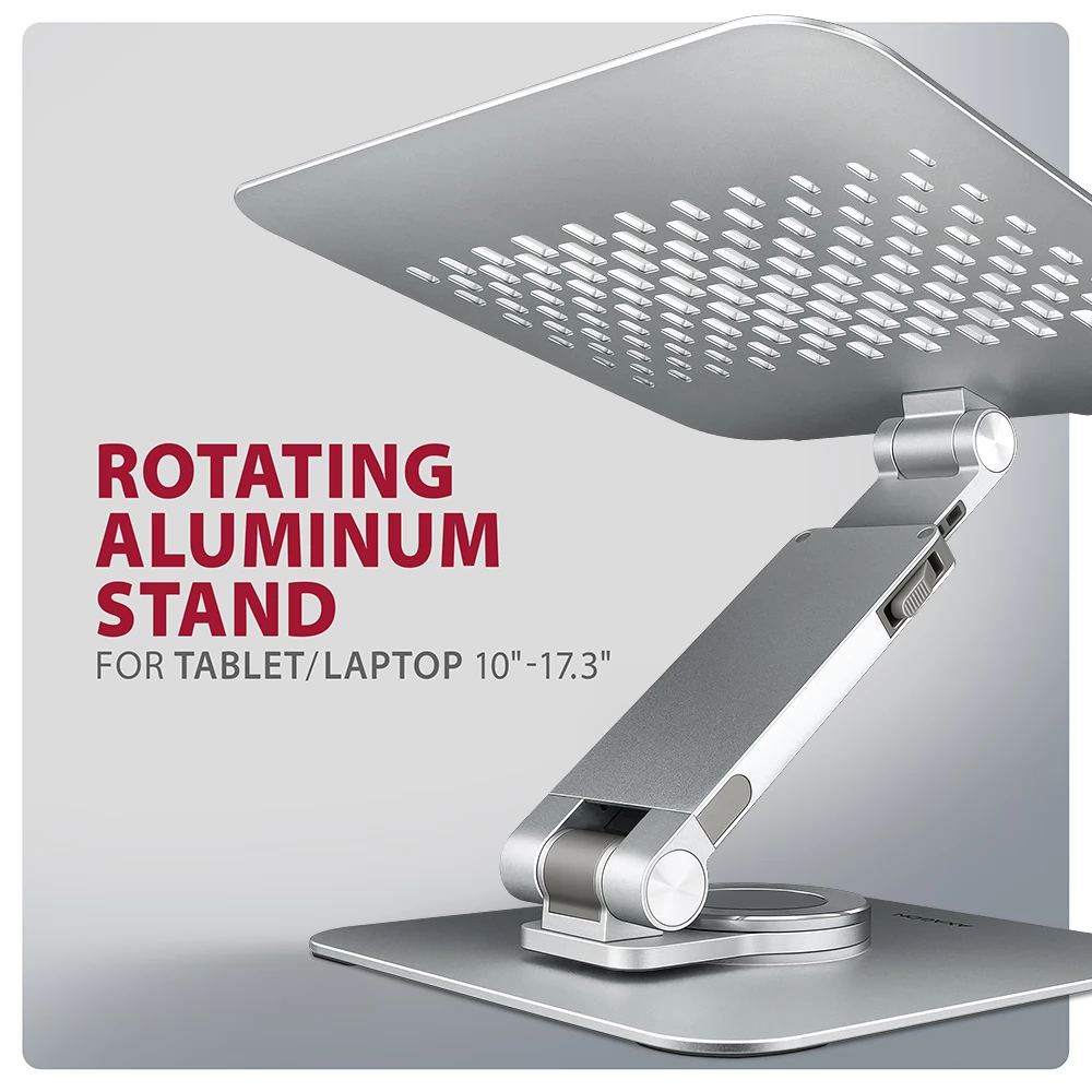AXAGON LR stand with 360° rotation for laptops and tablets