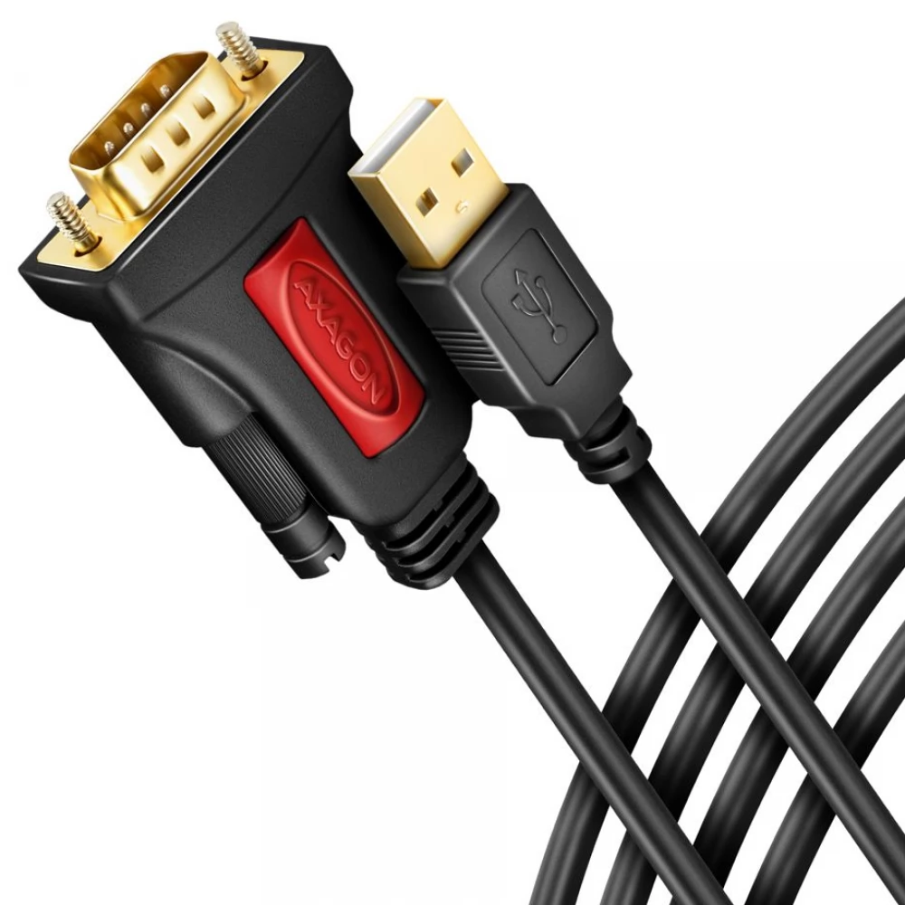 AXAGON USB Soros Átalakító Fekete 1.5m ADS-1PSN