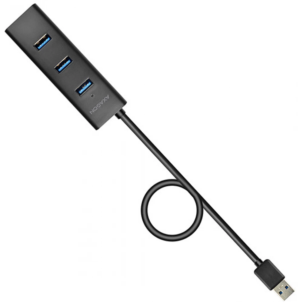AXAGON USB3.0 CHARGING hub fekete