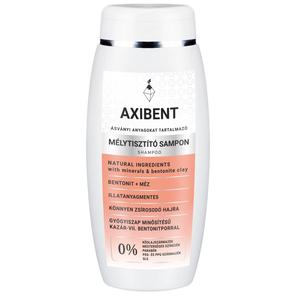 Axibent mélytisztító sampon zsíros hajtípusra 200 ml