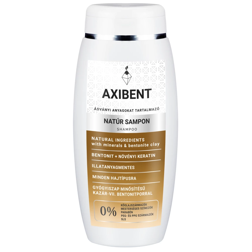 Axibent natúr sampon minden hajtípusra 200 ml