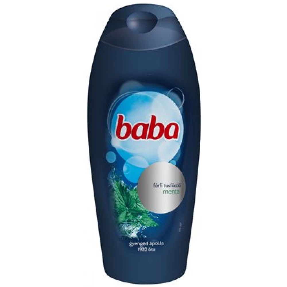 BABA Tusfürdő 400 ml férfi mentakivonattal