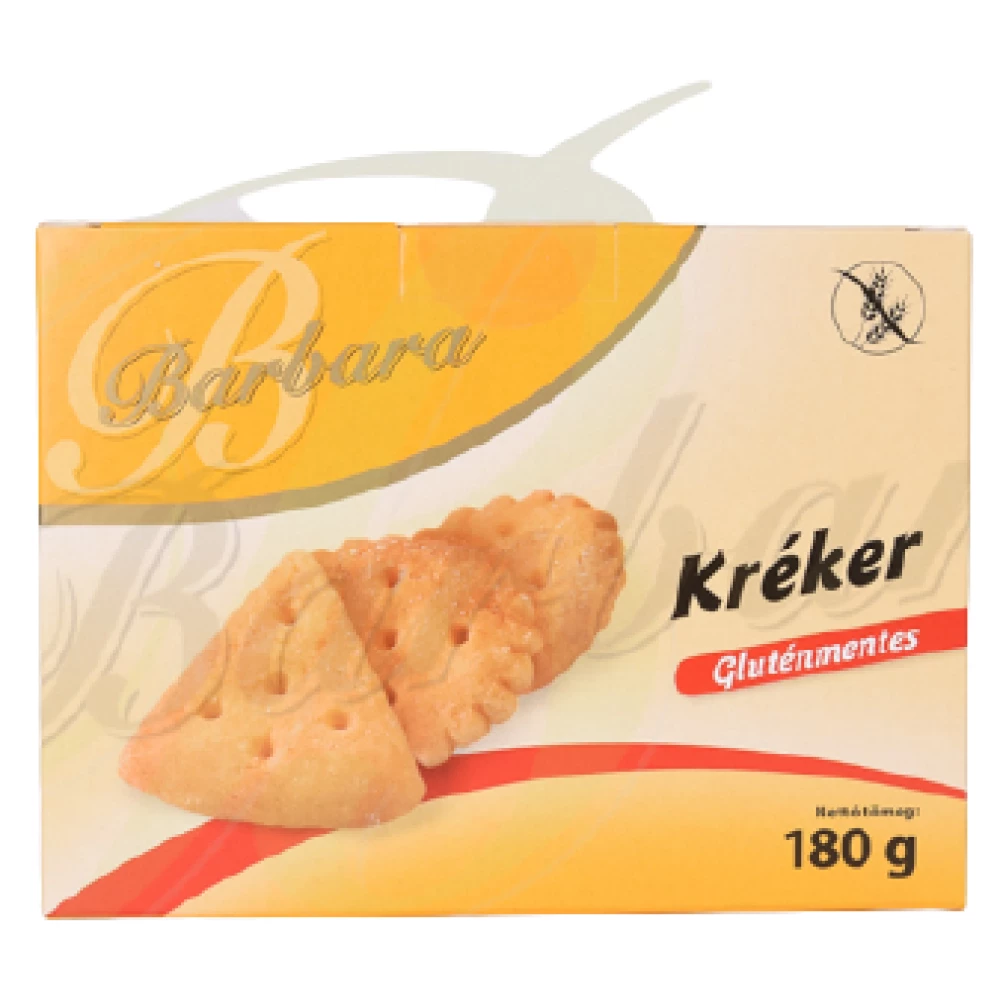 Barbara gluténmentes kréker sós 150 g