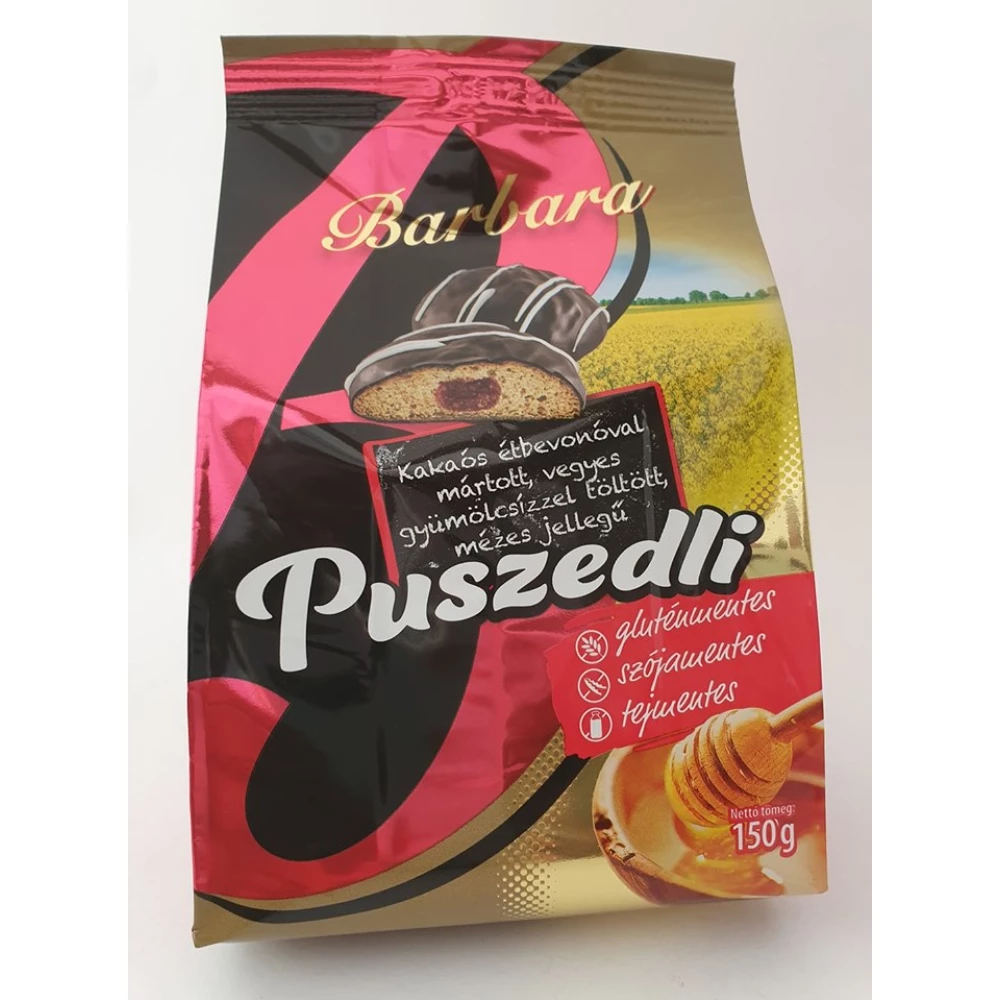 Barbara gluténmentes vegyes gyümölcsízzel töltött puszedli 150 g