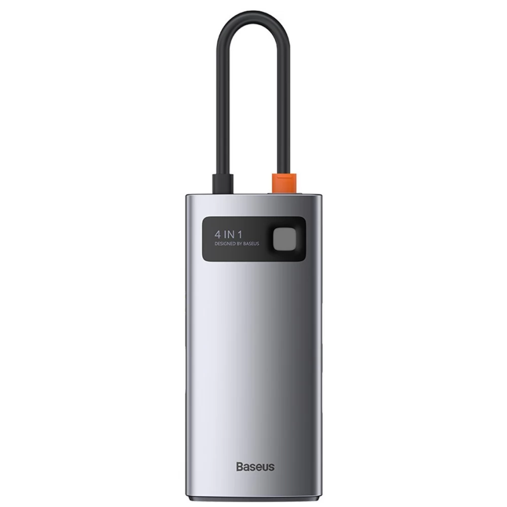 BASEUS 4in1 Metal Gleam Series USB-C to USB 3.0 + USB 2.0 + HDMI + USB-C PD