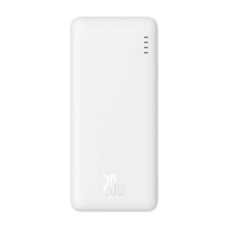 BASEUS Airpow Power Bank 10000mAh PD 20W fehér