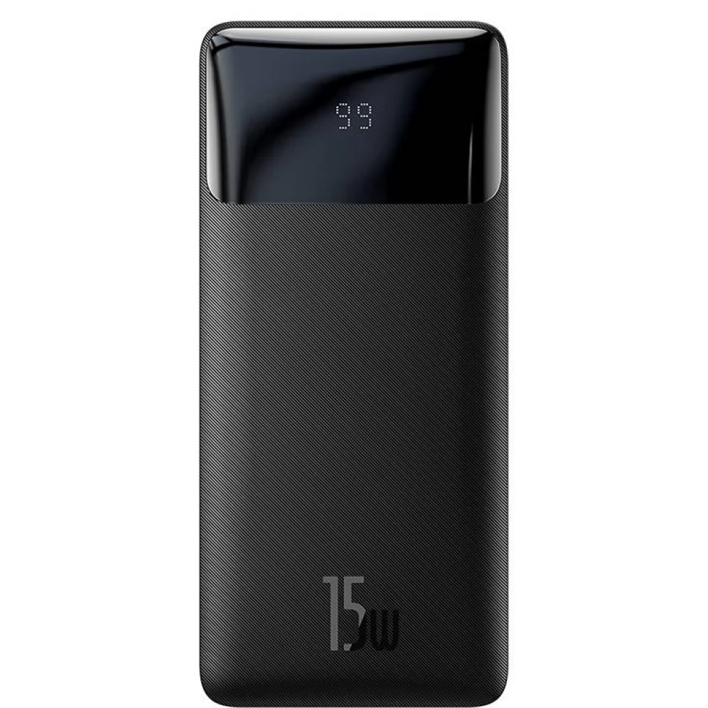 BASEUS Bipow Power Bank 30000mAh 2xUSB 1xUSB-C 15W fekete