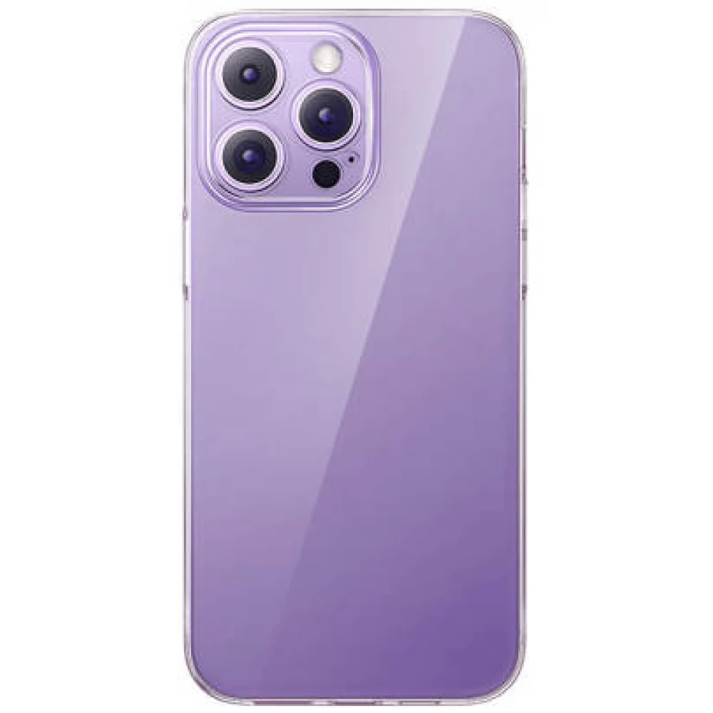 BASEUS Case hátlaptok + Corning kijelzővédő iPhone 14 Pro Max átlátszó