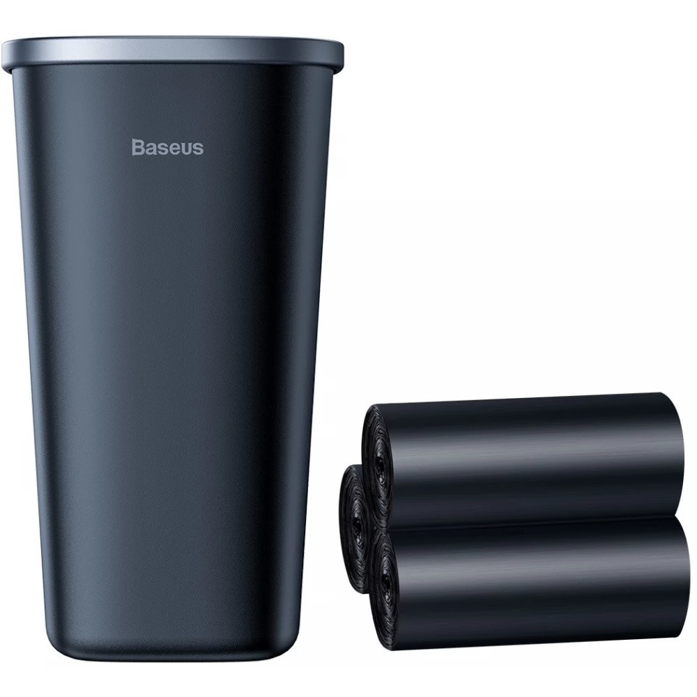 BASEUS Dust free Vehicle mounted Trash Can fekete