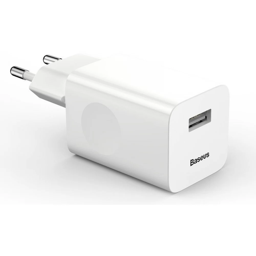 BASEUS Gyorstöltő USB QC 3.0 24 W fehér