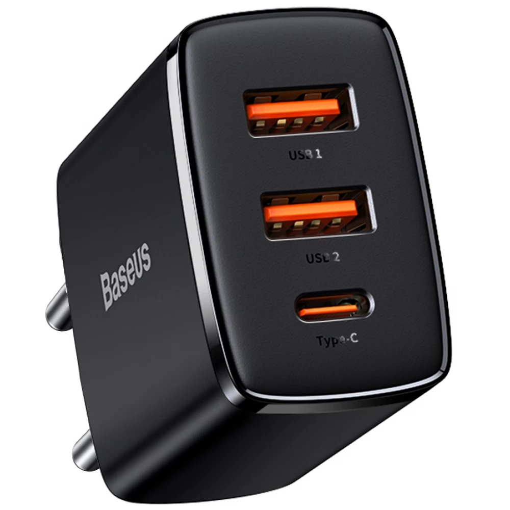 BASEUS Kompakt gyorstöltő 2U+C 30W EU