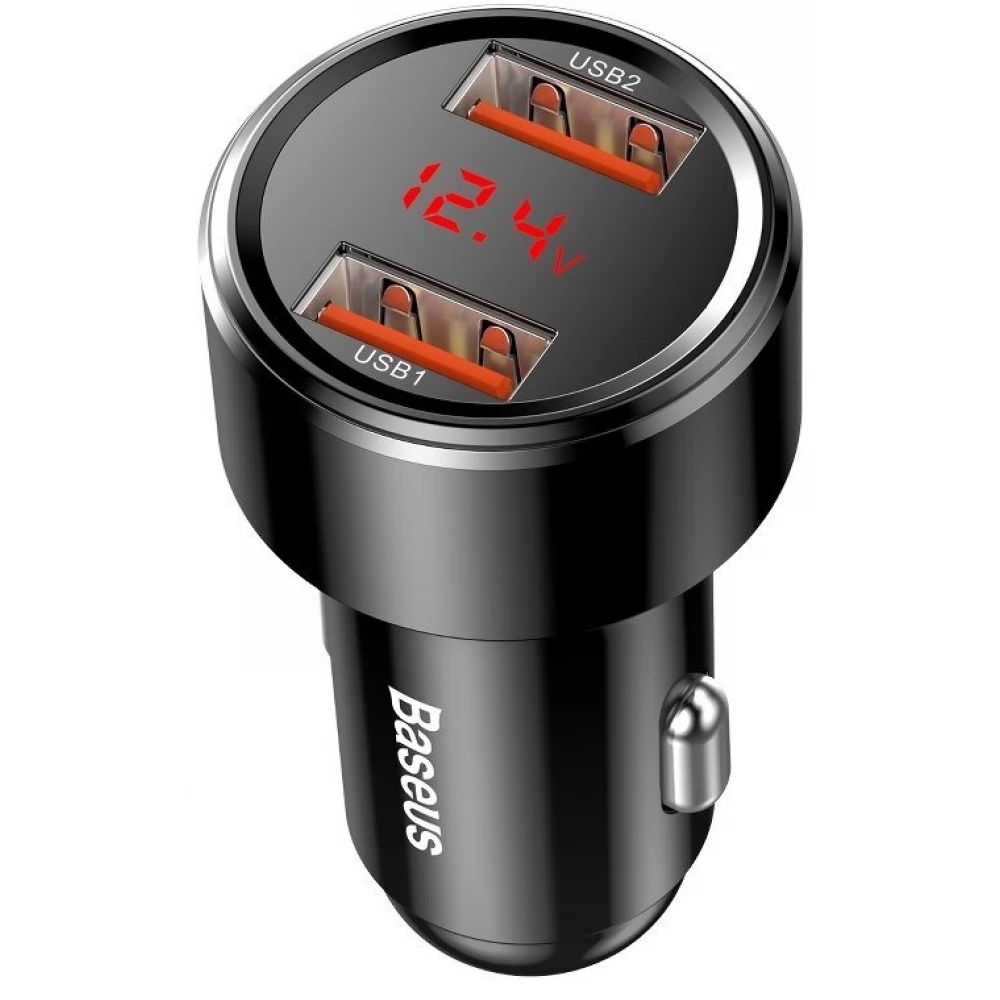 BASEUS Magic CCMLC20A-01 Autós töltő 2xUSB 45W fekete