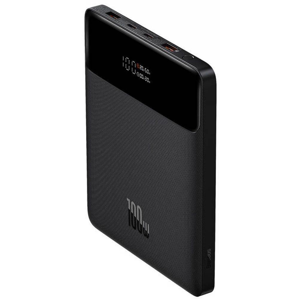 BASEUS PPBL000201 Blade PowerBank 20000 mAh 2xUSB + 2xUSB-C 100W fekete