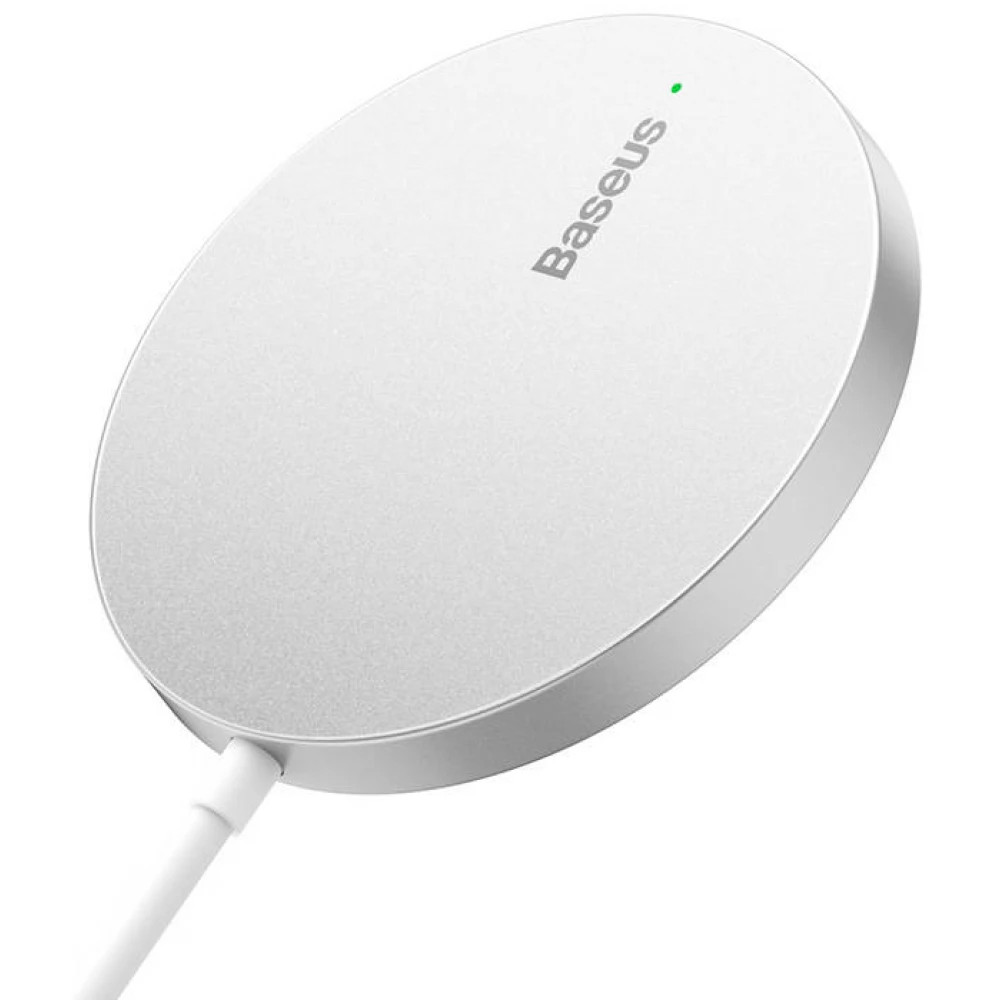 BASEUS Simple Mini3 Vezeték nélküli mágneses töltő 15W ezüst