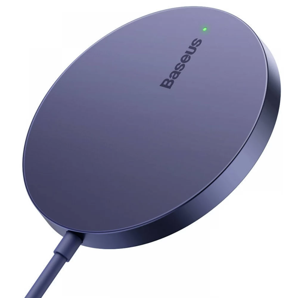 BASEUS Simple Mini3 Vezeték nélküli mágneses töltő 15W lila