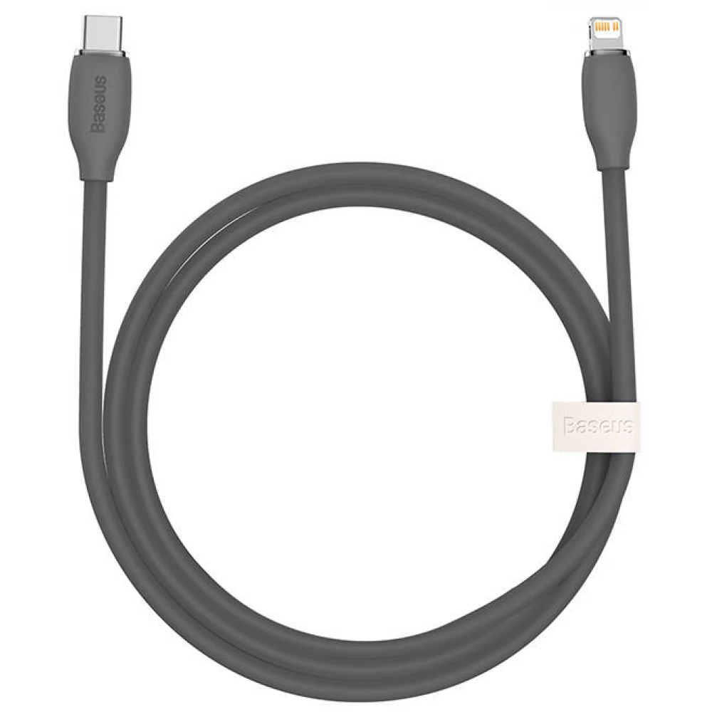 BASEUS USB 2.0 Type C Lightning Töltő/adat Fekete 1.2m CAGD020001