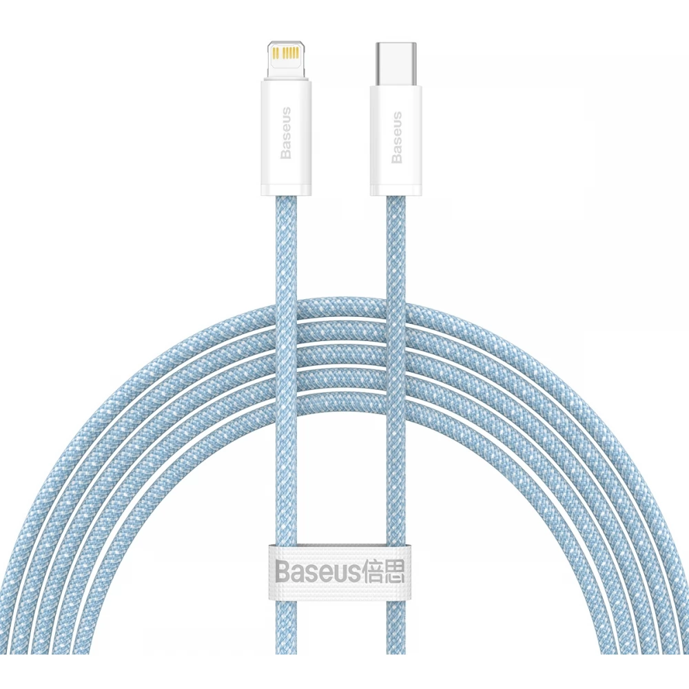 BASEUS USB 2.0 Type C Lightning Töltő/adat Kék 1m CALD000003