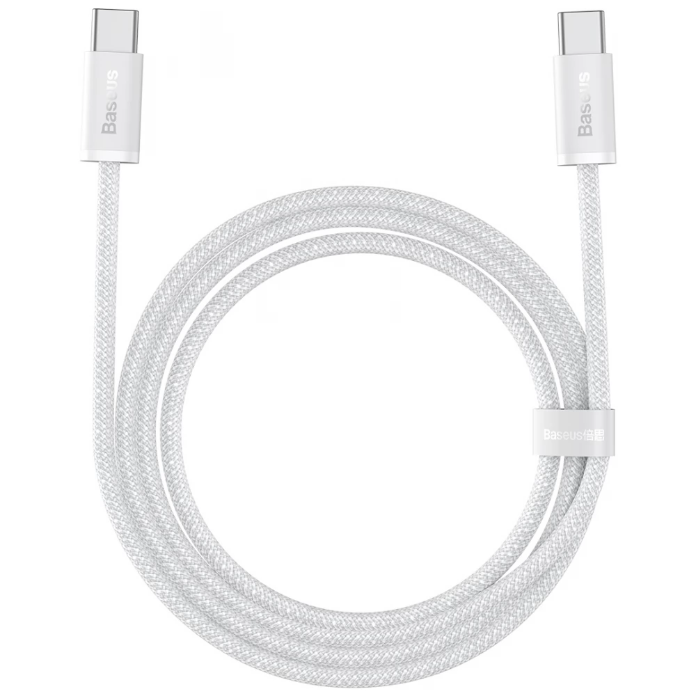 BASEUS USB 2.0 Type C Összekötő Fehér 1m CALD000202