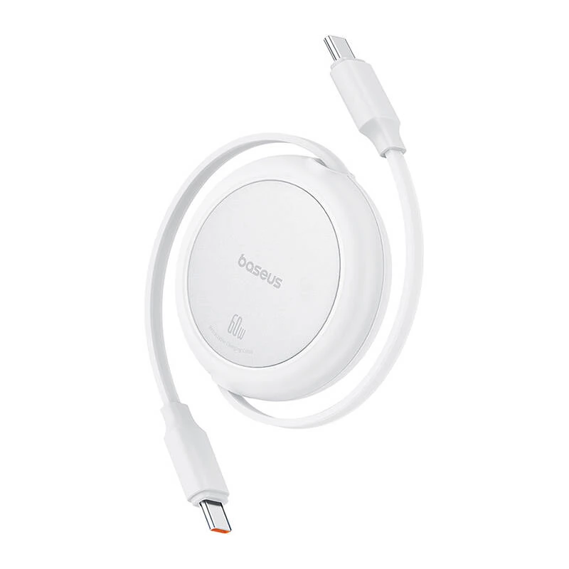 BASEUS USB 2.0 Type C Összekötő Fehér 1m P10364500211-01