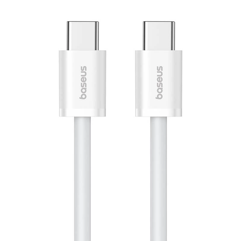 BASEUS USB 2.0 Type C Összekötő Fehér 2m P10365200211-04