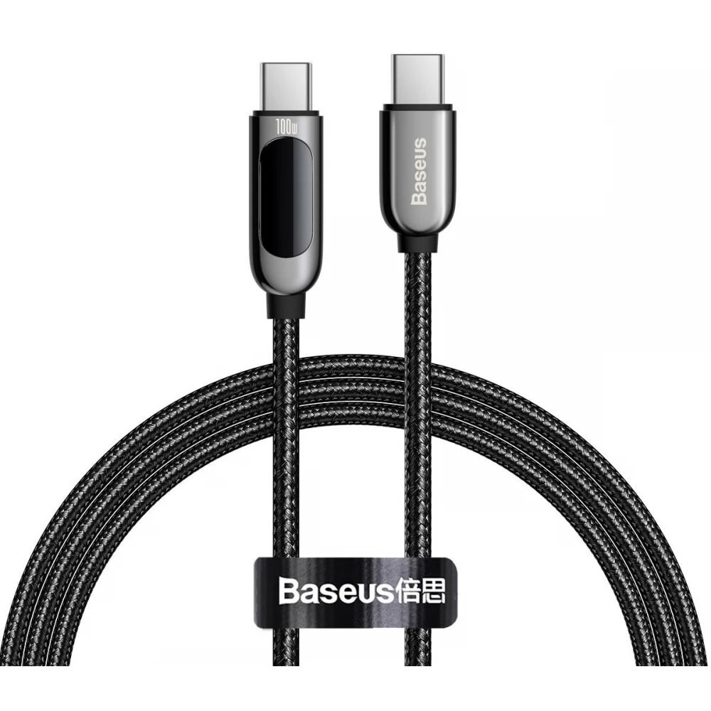 BASEUS USB 2.0 Type C Összekötő Fekete 1m CATSK-B01