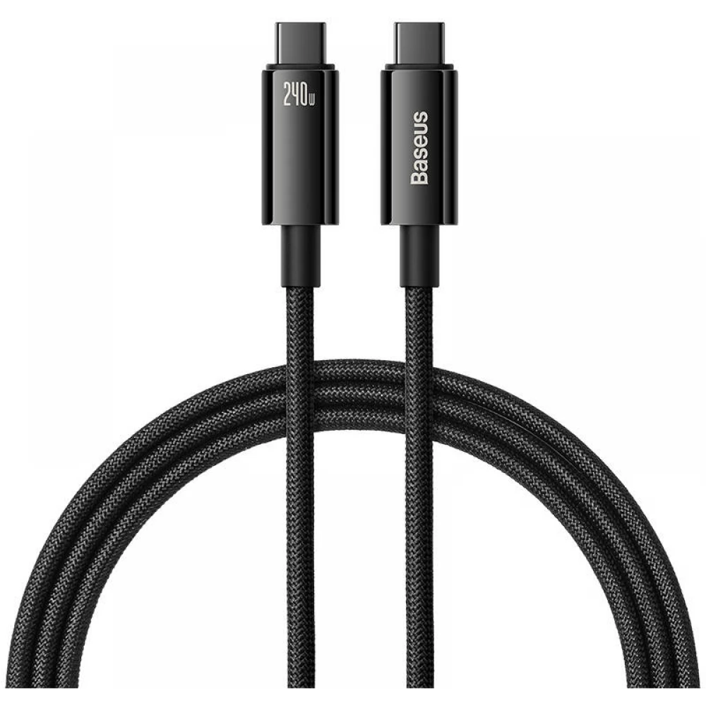 BASEUS USB 2.0 Type C Összekötő Fekete 1m CAWJ040001
