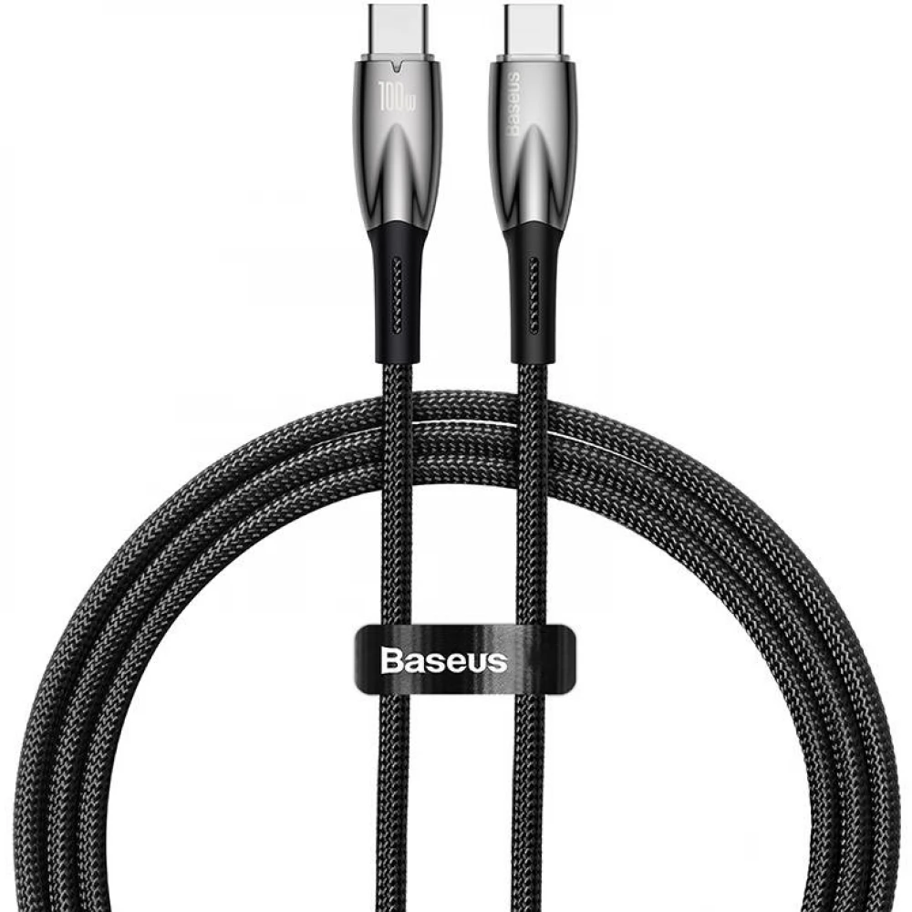 BASEUS USB 2.0 Type C Összekötő Fekete 2m CADH000801