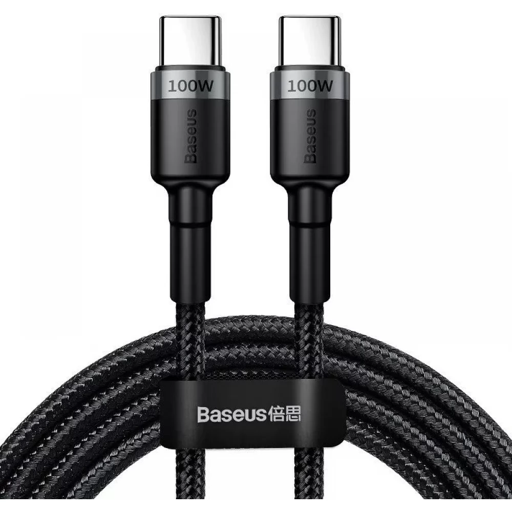 BASEUS USB 2.0 Type C Összekötő Fekete 2m CATKLF-ALG1