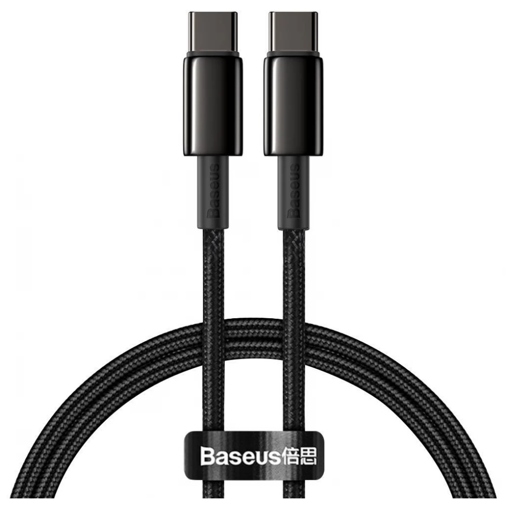 BASEUS USB 2.0 Type C Összekötő Fekete 2m CATWJ-A01