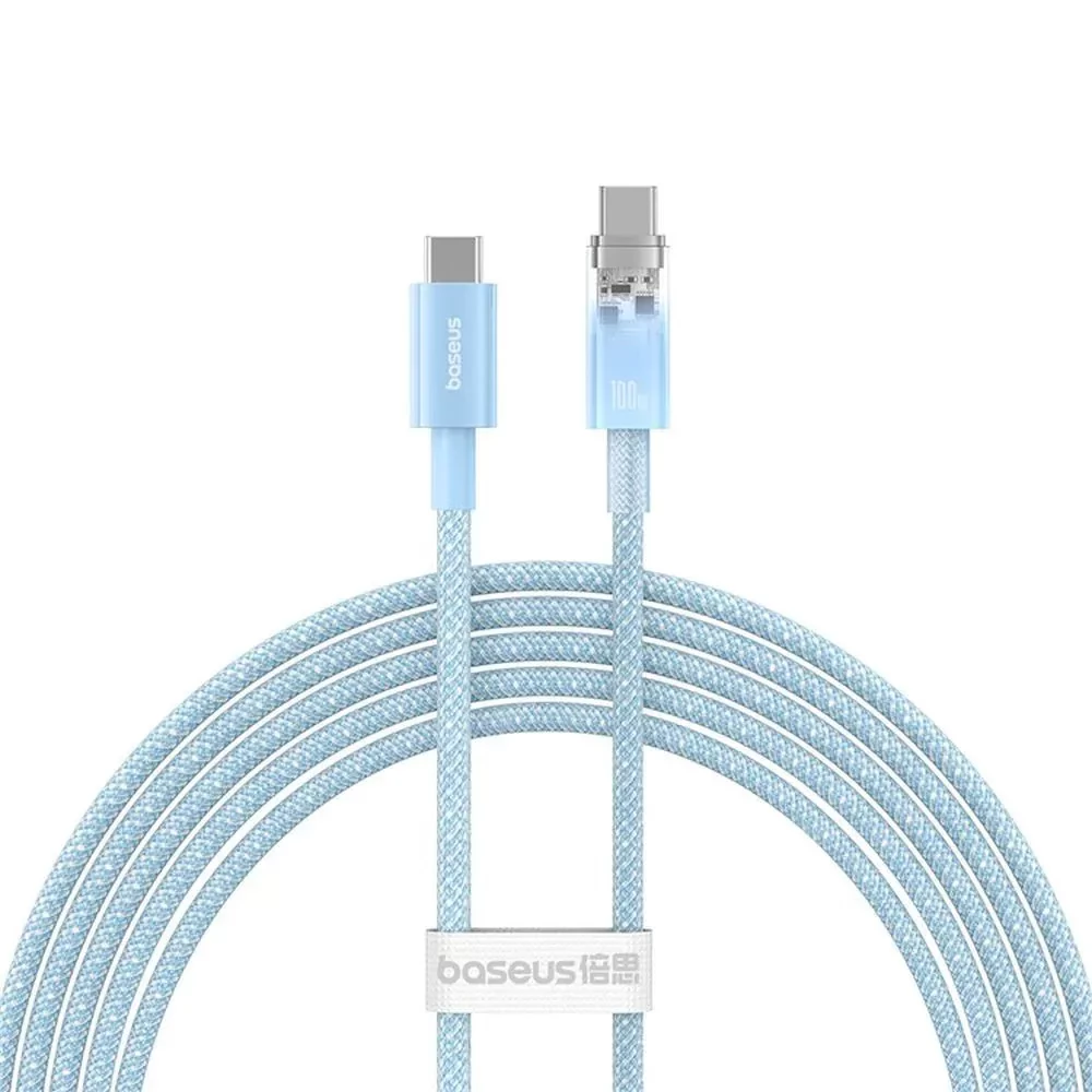 BASEUS USB 2.0 Type C Összekötő Kék 2m 6932172642877