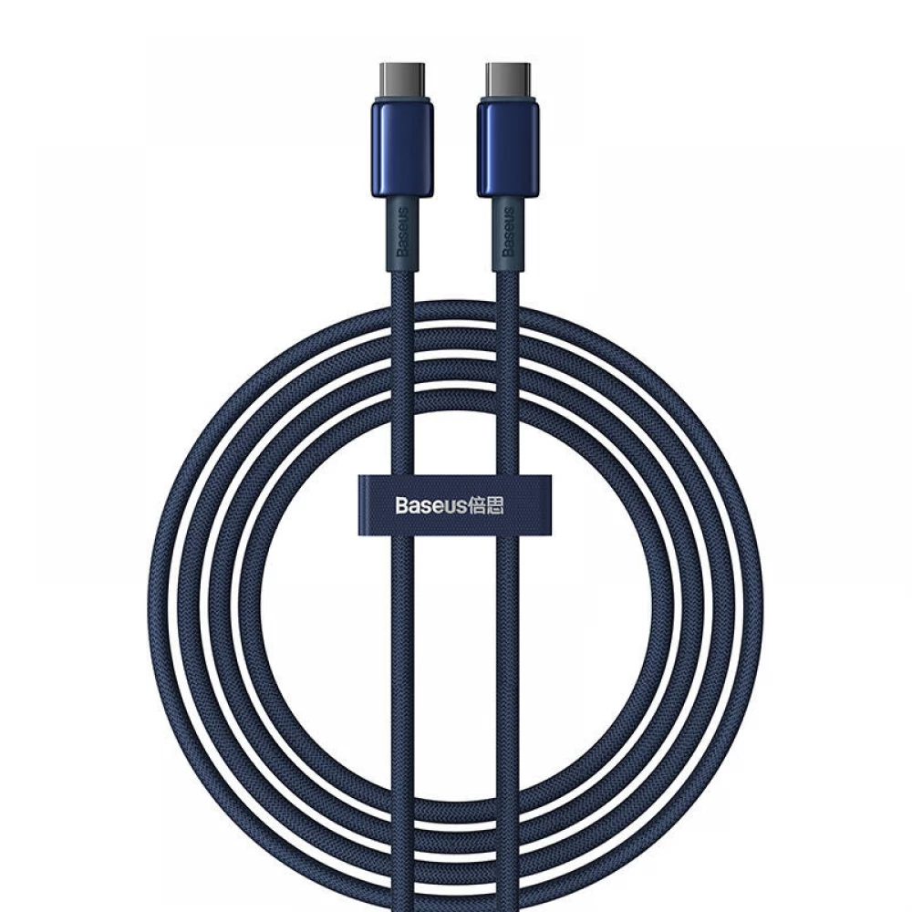 BASEUS USB 2.0 Type C Összekötő Kék 2m P10319800321-04