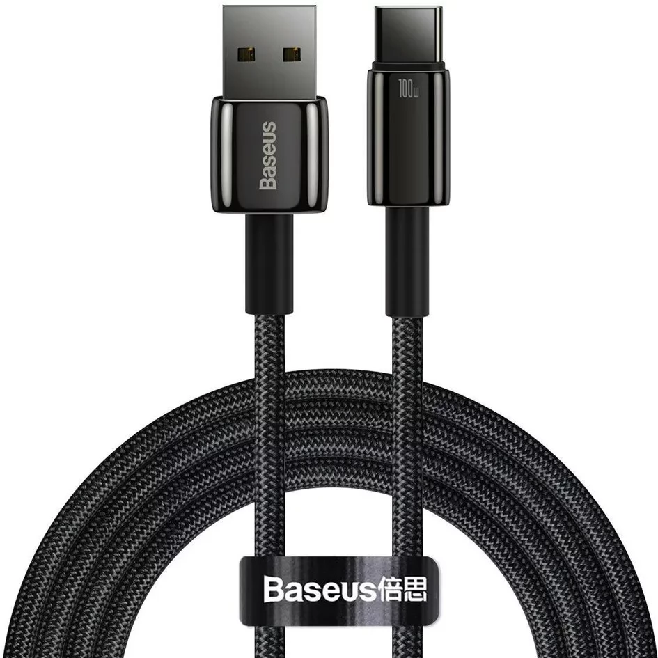 BASEUS USB 2.0 Type C Átalakító Fekete 1m CAWJ000101