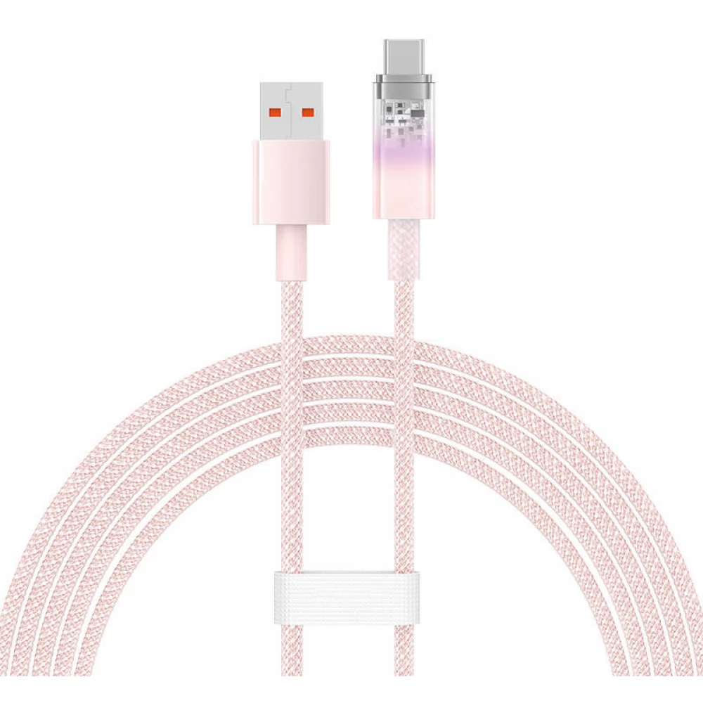 BASEUS USB 2.0 Type C Átalakító Rózsaszín 1m CATS010504