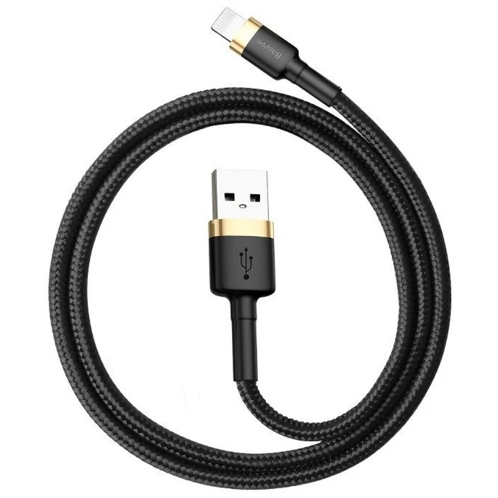 BASEUS USB Lightning Töltő/adat Fekete 1m CALKLF-BV1