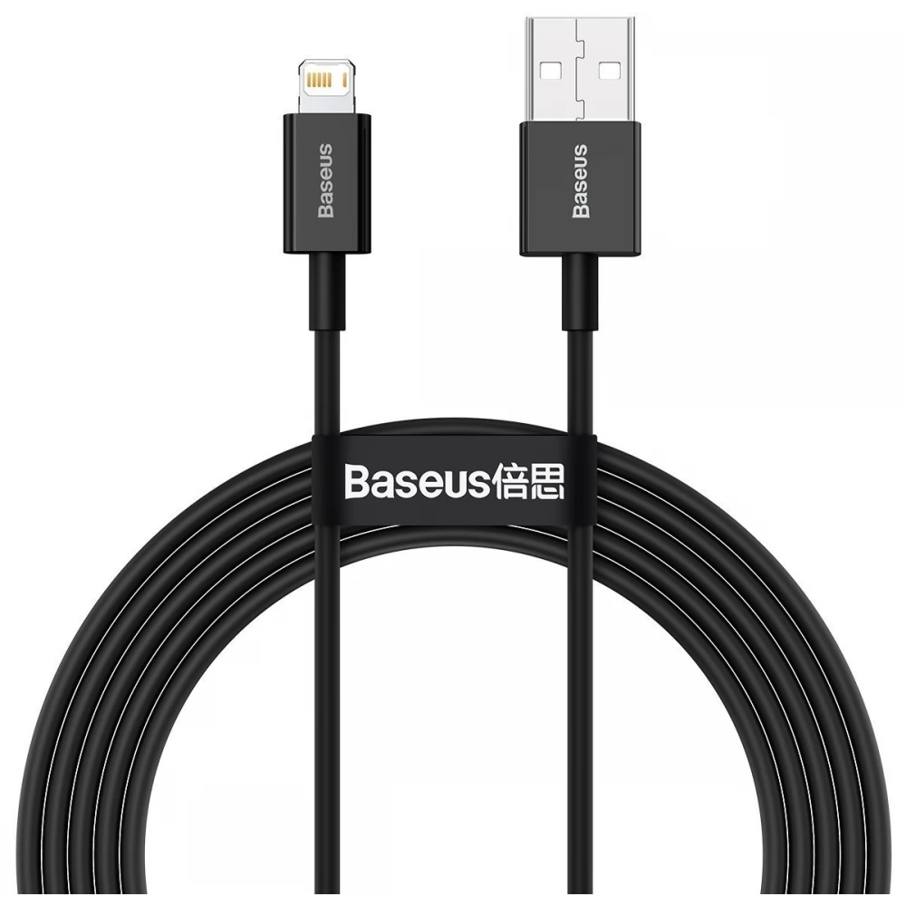 BASEUS USB Lightning Töltő/adat Fekete 1m CALYS-A01