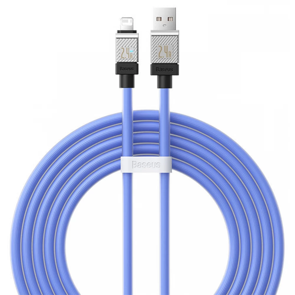 BASEUS USB Lightning Töltő/adat Kék 2m CAKW000503