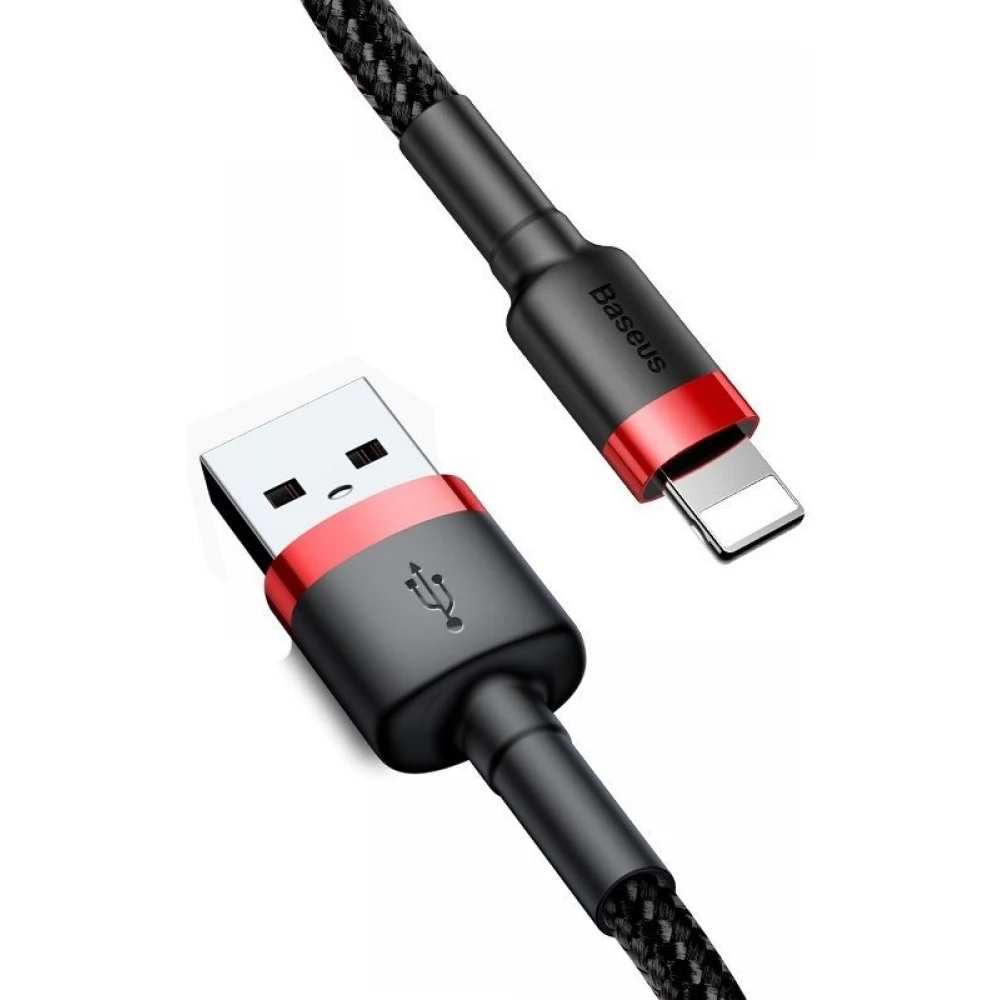 BASEUS USB Lightning Töltő/adatkábel Fekete 3m CALKLF-R91